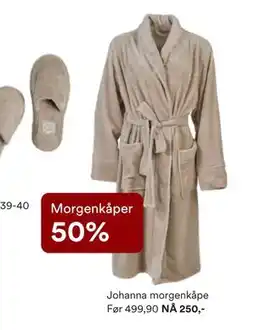 Kid Interiør Johanna morgenkåpe, NOK 250 tilbud