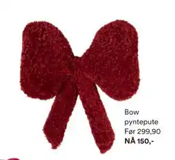 Kid Interiør Bow pyntepute, NOK 150 tilbud