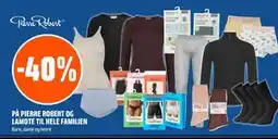 Coop Obs 40%. PÅ PIERRE ROBERT OG LAMOTE TIL HELE FAMILIEN tilbud