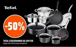 Coop Obs TEFAL STEKEPANNER OG GRYTER tilbud