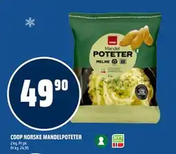 Coop Obs COOP NORSKE MANDELPOTETER, NOK 49.9 tilbud