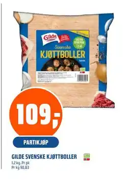 Coop Obs GILDE SVENSKE KJØTTBOLLER, NOK 109 tilbud