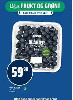Coop Obs COOP BLÅBÆR, NOK 59.9 tilbud