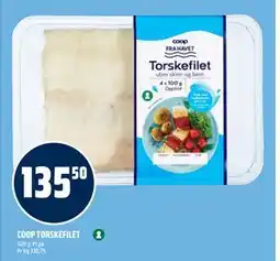 Coop Obs COOP TORSKEFILET, NOK 135.5 tilbud