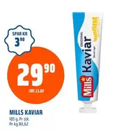 Coop Obs MILLS KAVIAR, NOK 29.9 tilbud