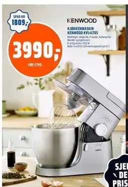 Coop Obs KJØKKENMASKIN KENWOOD KVL4170S, NOK 3990 tilbud