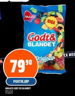 Coop Obs MALACO GODT OG BLANDET, NOK 79.9 tilbud