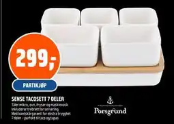 Coop Obs SENSE TACOSETT 7 DELER, NOK 299 tilbud
