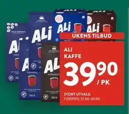 Jacobs ALI KAFFE, NOK 39.9 tilbud