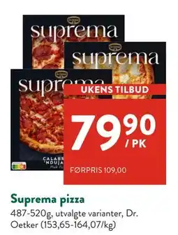Jacobs Suprema pizza, NOK 79.9 tilbud