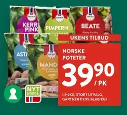 Jacobs NORSKE POTETER, NOK 39.9 tilbud