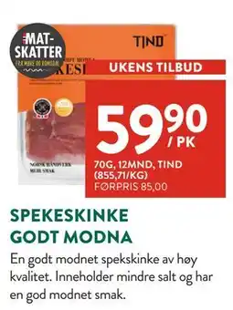 Jacobs SPEKESKINKE GODT MODNA, NOK 59.9 tilbud