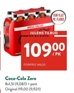 Jacobs Coca-Cola Zero, NOK 109 tilbud