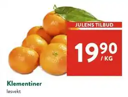 Jacobs Klementiner, NOK 19.9 tilbud