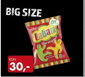 Sparkjøp BIG SIZE, NOK 30 tilbud