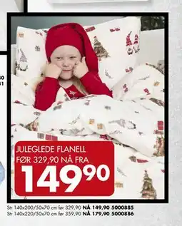 Sparkjøp JULEGLEDE FLANELL tilbud
