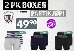 Sparkjøp 2 PK BOXER, NOK 49.9 tilbud