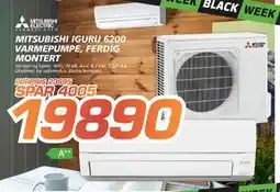 Coop Byggmix MITSUBISHI IGURU 6200 VARMEPUMPE, FERDIG MONTERT, NOK 19890 tilbud