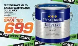 Coop Byggmix TRESTJERNER OLJE-BASERT HALVBLANK GULVLAKK., NOK 699 tilbud