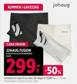 Sport 1 JOHAUG FUSION, NOK 299 tilbud