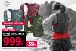 Sport 1 OSPREY DURO / DYNA 6, NOK 999 tilbud