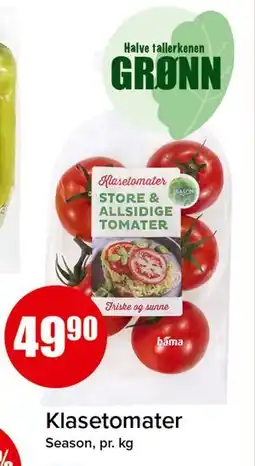 Spar Klasetomater, NOK 49.9 tilbud