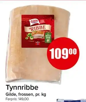 Spar Tynnribbe, NOK 109 tilbud