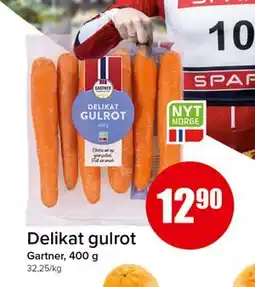 Spar Delikat gulrot, NOK 12.9 tilbud