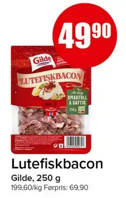 Spar Lutefiskbacon, NOK 49.9 tilbud