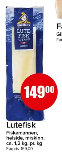 Spar Lutefisk, NOK 149 tilbud