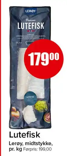 Spar Lutefisk, NOK 179 tilbud
