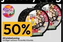 Gigaboks All julebelysning tilbud