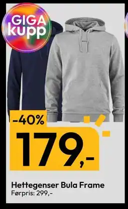 Gigaboks Hettegenser Bula Frame, NOK 179 tilbud