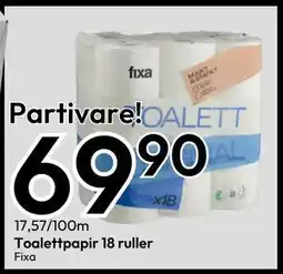 Gigaboks Toalettpapir 18 ruller, NOK 69.9 tilbud