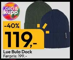 Gigaboks Lue Bula Dock, NOK 119 tilbud