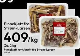 Gigaboks Pinnekjøtt røkt/urøkt fra Strøm-Larsen, NOK 409 tilbud