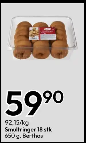 Gigaboks Smultringer 18 stk, NOK 59.9 tilbud