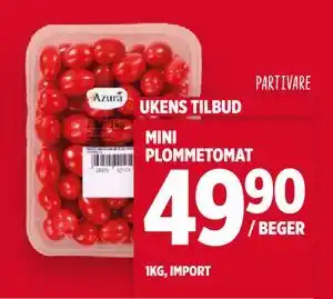 Meny MINI PLOMMETOMAT, NOK 49.9 tilbud