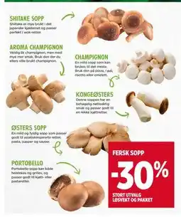 Meny FERSK SOPP tilbud