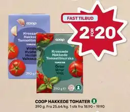 Matkroken COOP HAKKEDE TOMATER, NOK 20 tilbud