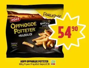 Coop Prix HOPP OPPHØGDE POTTETER, NOK 54.9 tilbud