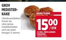 Meny GROV MEDISTERKAKE, NOK 15 tilbud