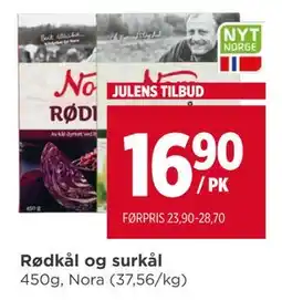 Meny Rødkål og surkål, NOK 16.9 tilbud