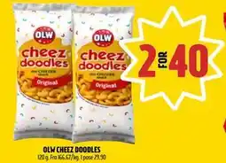 Coop Prix OLW CHEEZ DOODLES, NOK 40 tilbud