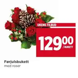 Meny Førjulsbukett, NOK 129 tilbud
