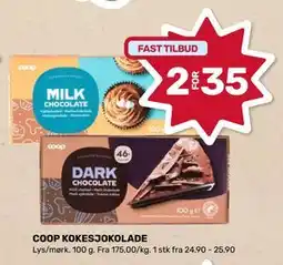 Matkroken COOP KOKESJOKOLADE, NOK 35 tilbud