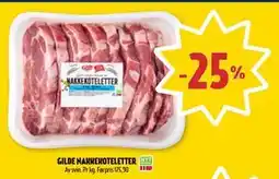 Coop Prix GILDE NAKKEKOTELETTER tilbud