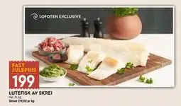 Coop Mega LUTEFISK AV SKREI, NOK 199 tilbud