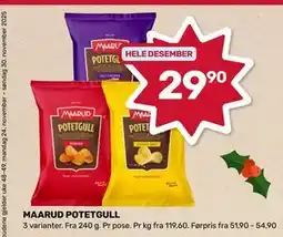 Matkroken MAARUD POTETGULL, NOK 29.9 tilbud