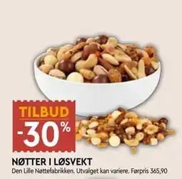 Coop Mega NØTTER I LØSVEKT tilbud